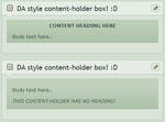 DA style content-holder box by CypherVisor