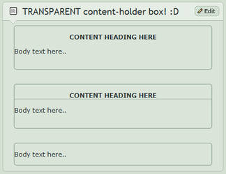 TRANSPARENT content-holder box by CypherVisor