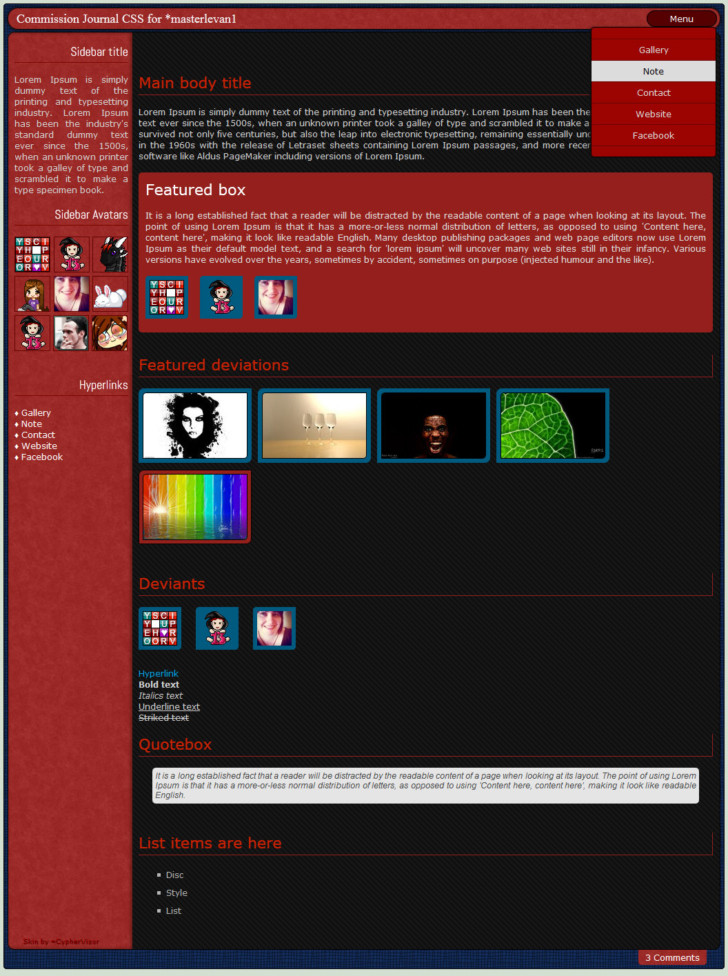 masterlevan1 (commission journal CSS)