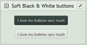 Soft Black n White buttons