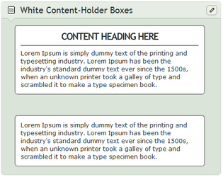 White Content-Holder Boxes by CypherVisor