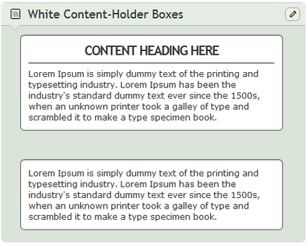 White Content-Holder Boxes by CypherVisor