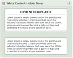 White Content-Holder Boxes by CypherVisor