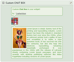 Custom CHAT BOX