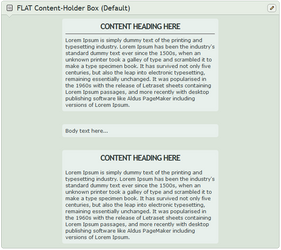 Flat Content-Holder Box (Default) by CypherVisor