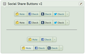 Social Share Button v2