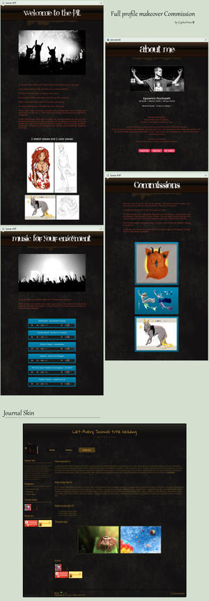 Liet-Avery Profile page makeover (Commission)
