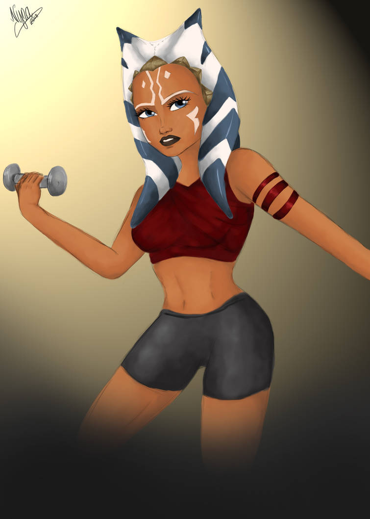Sporty Ahsoka Tano by Nyna by NYNA on DeviantArt