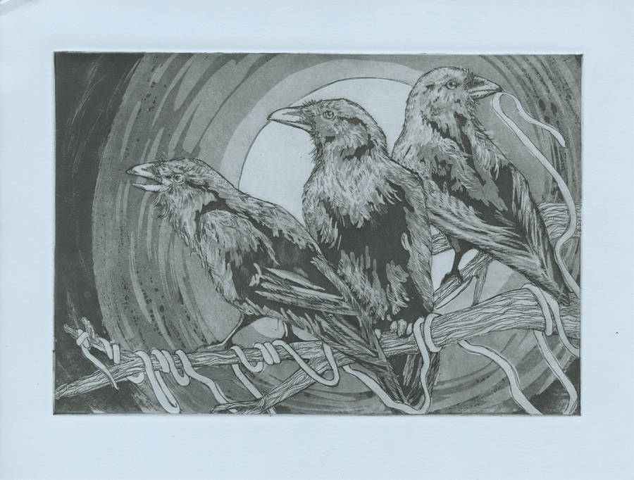 The Three Ravens by Henri-Pants