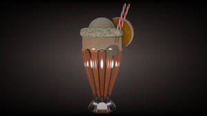 1950s Orange Soda Float