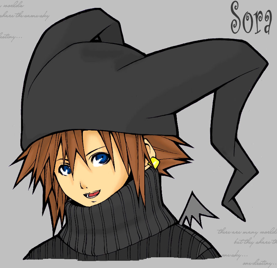 Sora -linearts by Jakuu