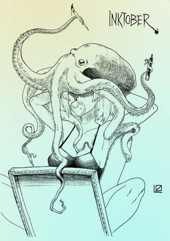 Octopus art (Inktober2015)