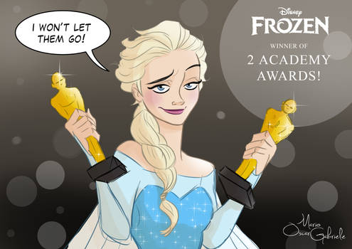 Frozen winner of two Academy Awards!