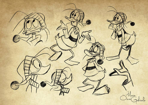 Fethry Duck sketches