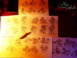 Mickey Mouse sketches