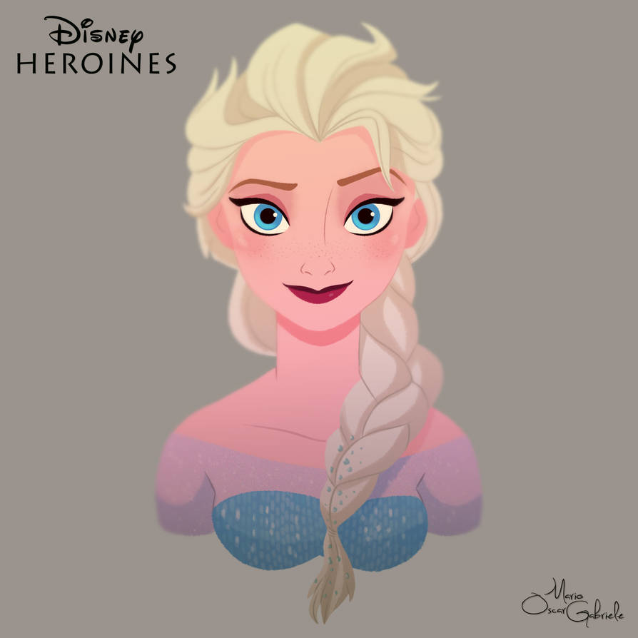 Iron Elsa Deviantart Elsa by MarioOscarGabriele on DeviantArt