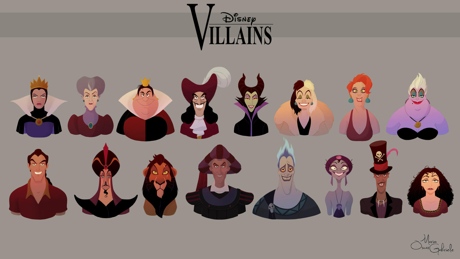 Disney Villains Collection work in progress