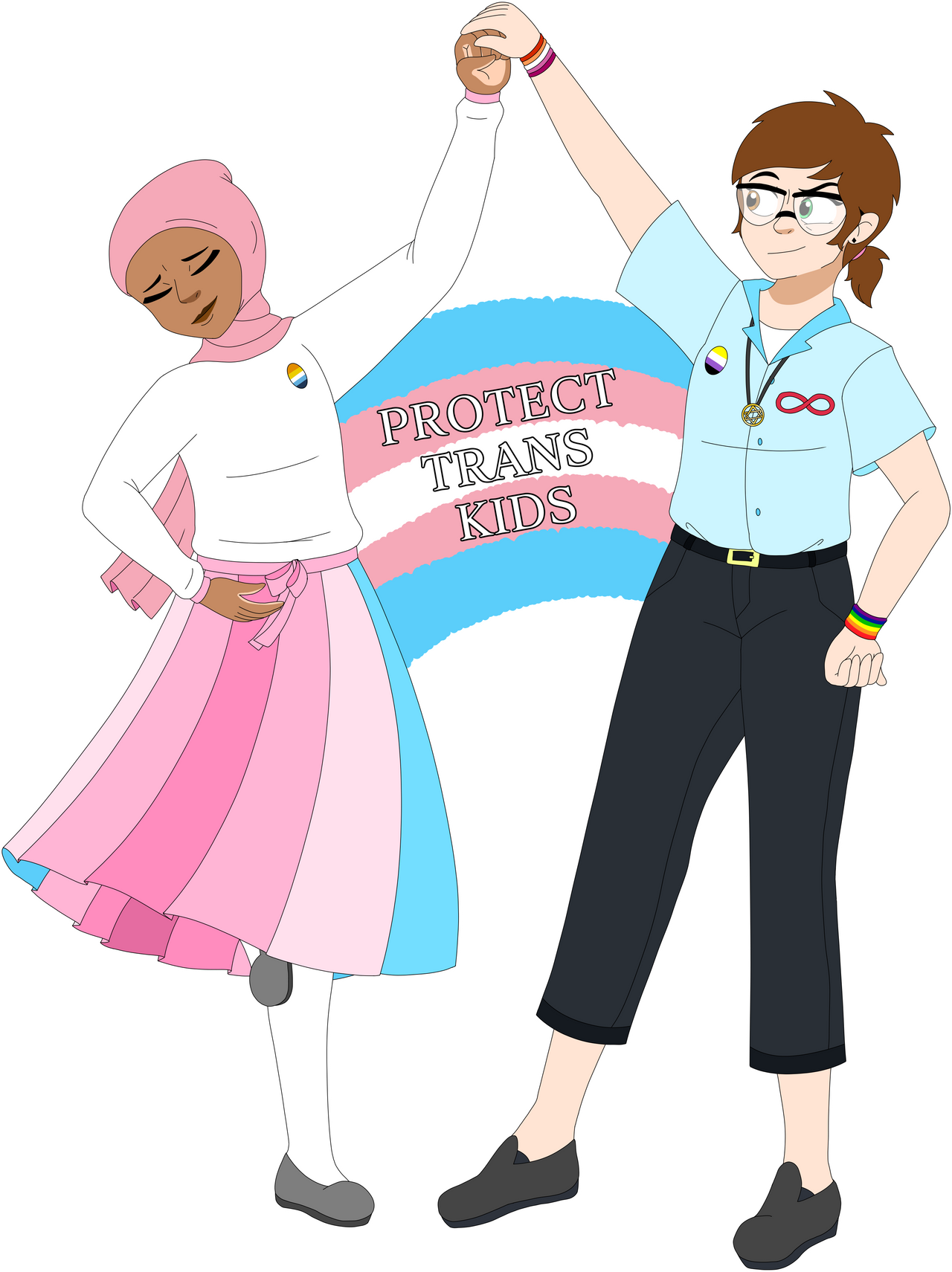 Redraw of an old trans piece by MattTheEnby on DeviantArt