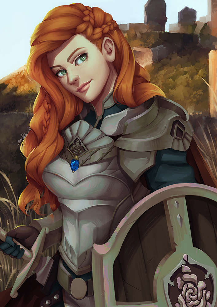 Shieldmaiden of Rohan by ScorchedJade on DeviantArt