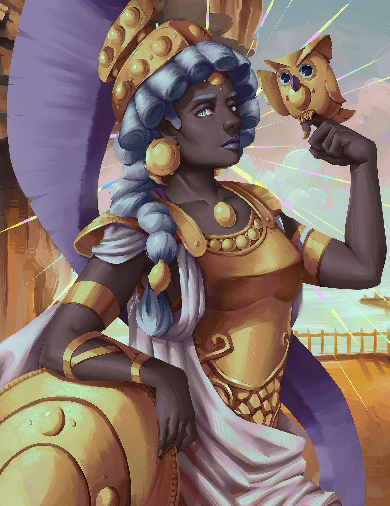 Hades Goddess Athena by ERDJIE on DeviantArt