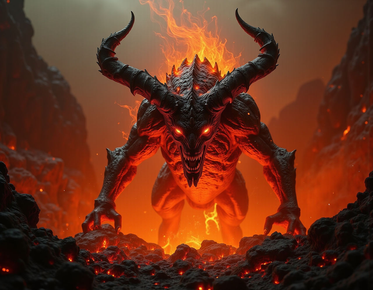 Basic Fire Demon Fire Demon by MdMaXaM on DeviantArt
