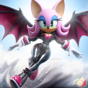 (Open and Cursed) Rouge the Bat the Hero