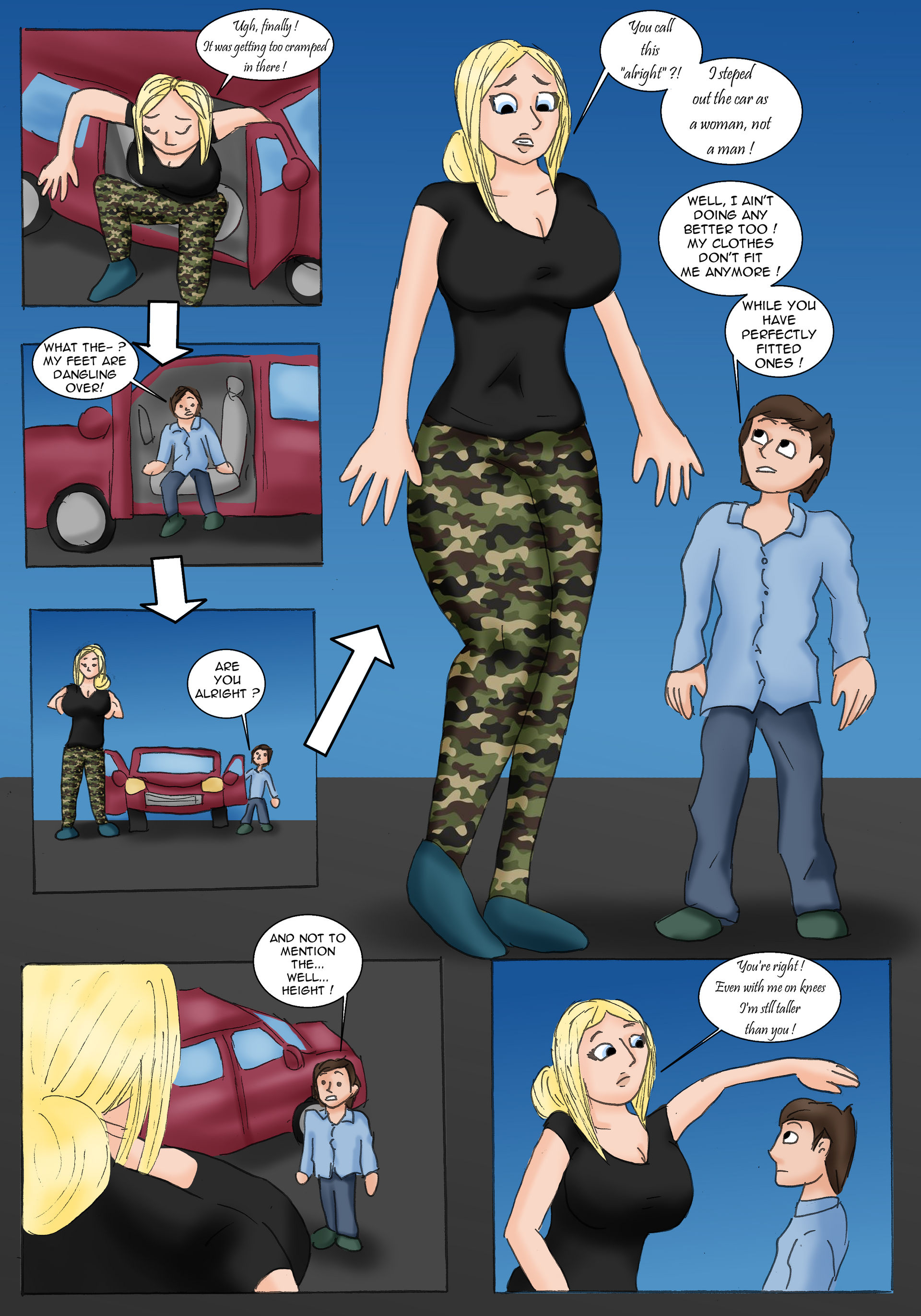Giantess Growth Breast Expansion