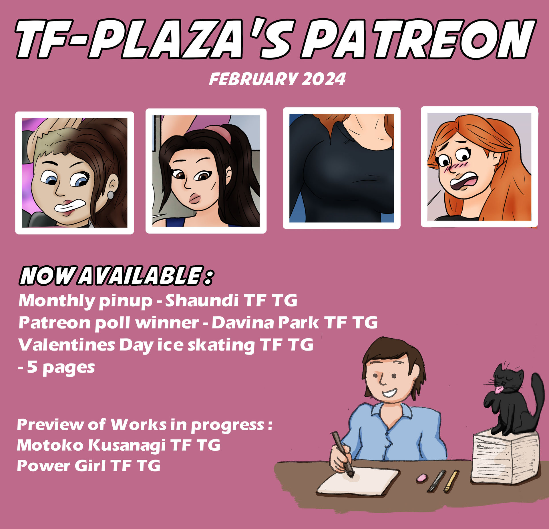 Patreon update - February 2024 by tf-plaza on DeviantArt