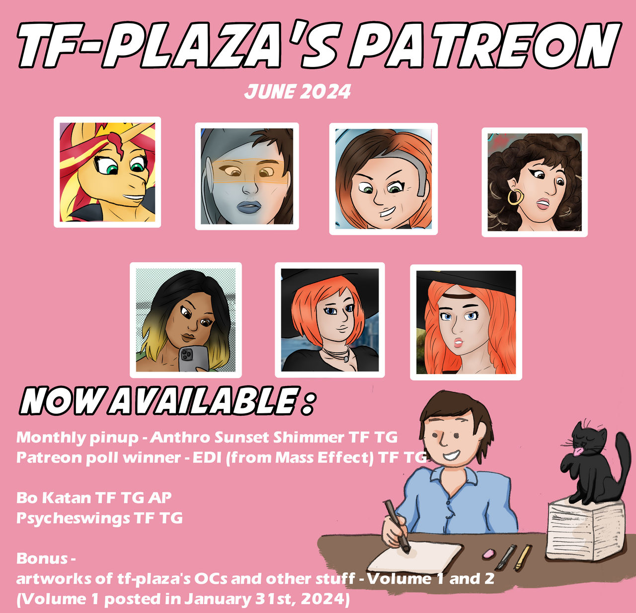 Patreon Update - June 2024 by tf-plaza on DeviantArt