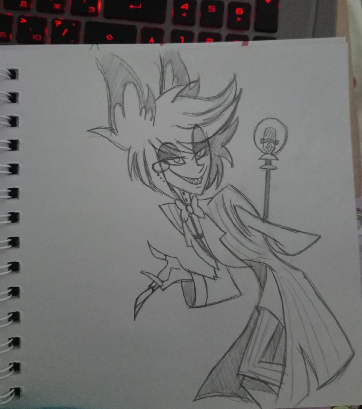 Alistor Drawing Alastor sketch (Hazbin Hotel) by HecticWu on DeviantArt