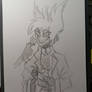 Alastor sketch (Hazbin Hotel)