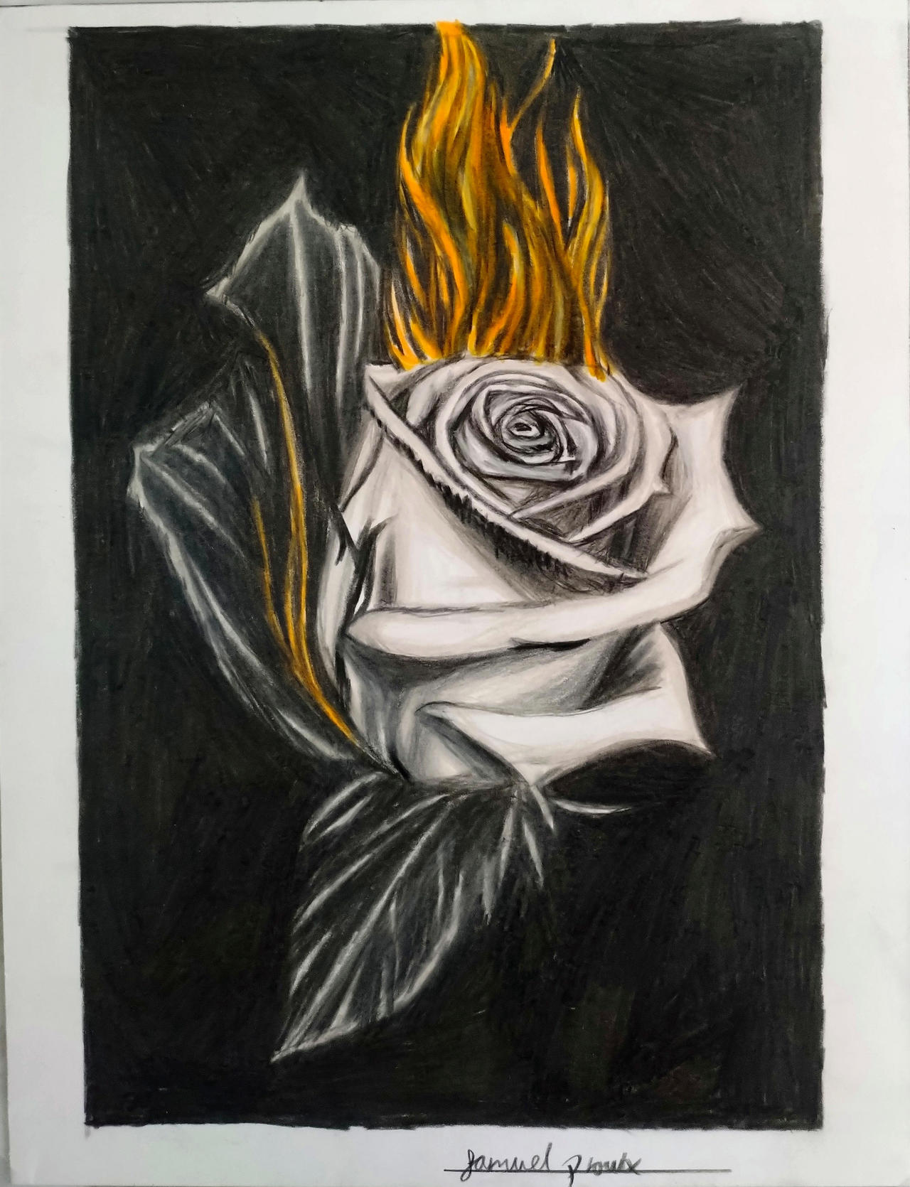 Burning Angel by SamProulxart on DeviantArt