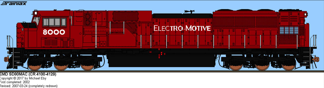 EMDX 8000 (EMD SD80MAC Demo Scheme) by NLW202080sVibes on DeviantArt EMDX 8000 (EMD SD80MAC Demo Scheme) by NLW202080sVibes on DeviantArt