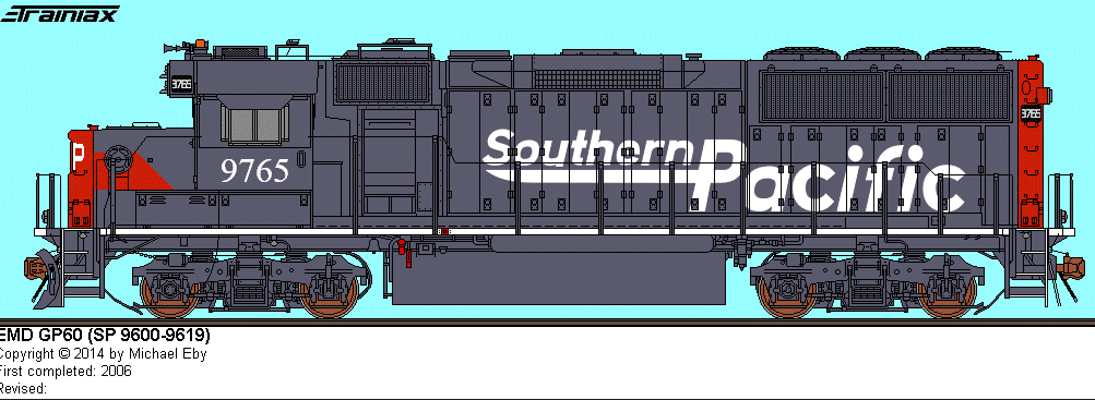 SP 9765 (EMD GP60) by NLW202080sVibes on DeviantArt