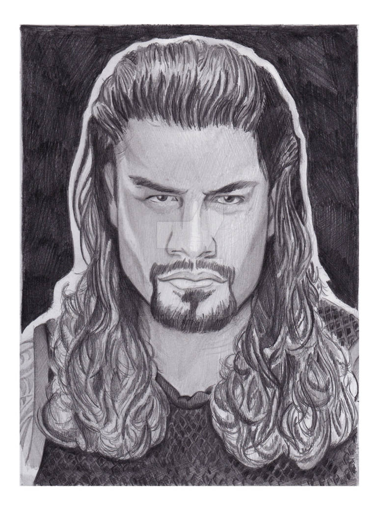 WWE Roman Reigns Sketch by steampunkj90 on DeviantArt