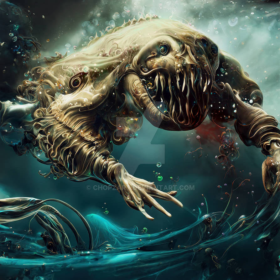 Grodo Grodo - Ruler of the Sea - Monsters of the Sea by ChopzArt on DeviantArt