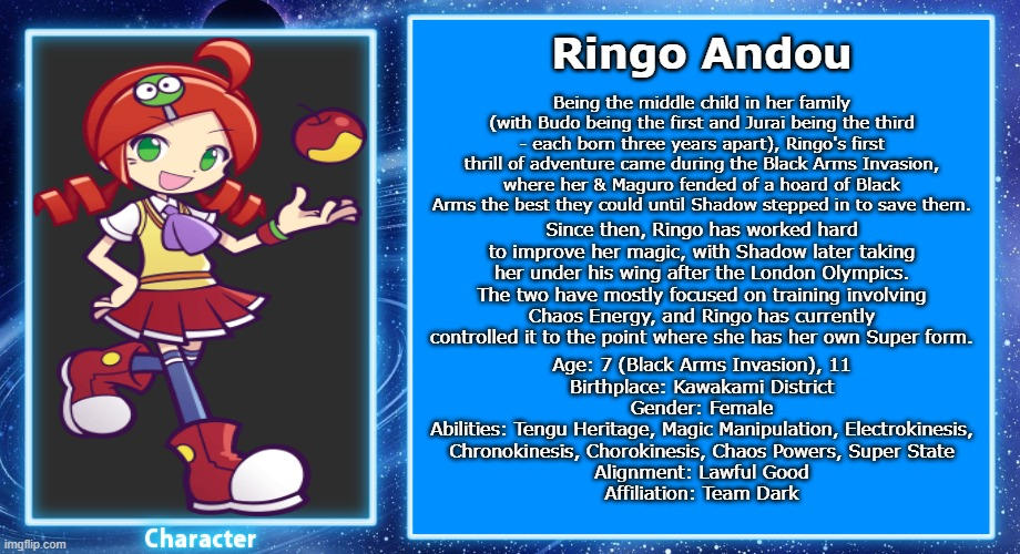 Ringo Ando Biography + Facts by Ask-Dark-Kirby on DeviantArt