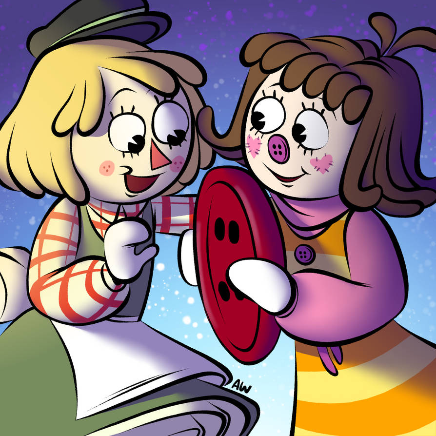 The Giant Button by PiggyInPink on DeviantArt
