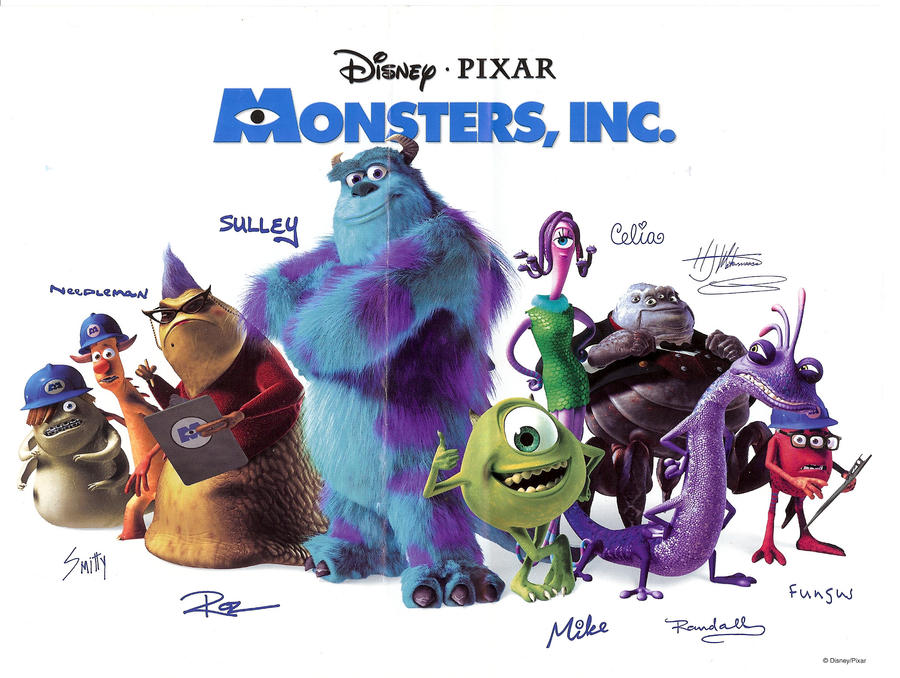 Monsters Inc. autographs by Herure on DeviantArt