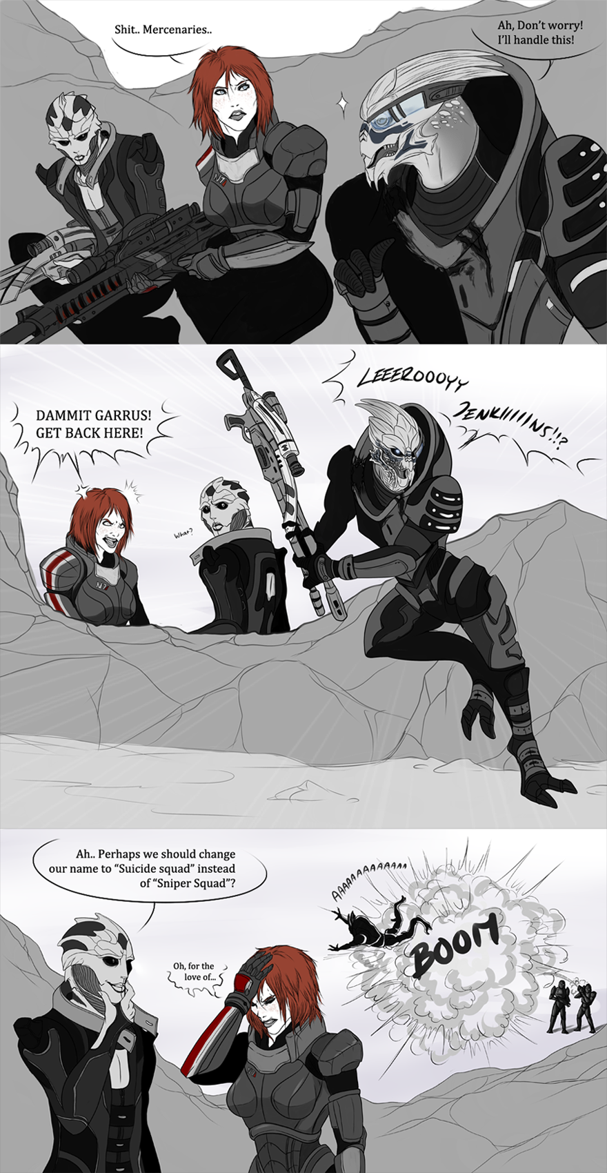 Dammit, Garrus... (Mass Effect) by Barguest on DeviantArt