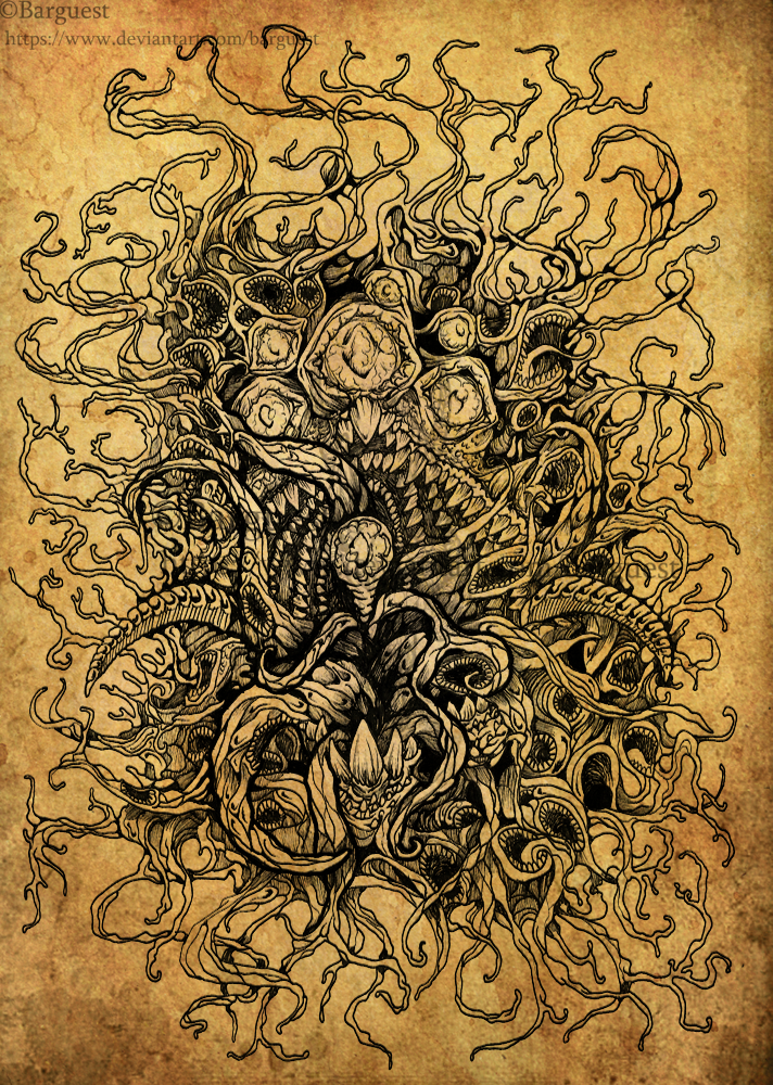 Cthulhu Illustration - Azathoth by Barguest on DeviantArt