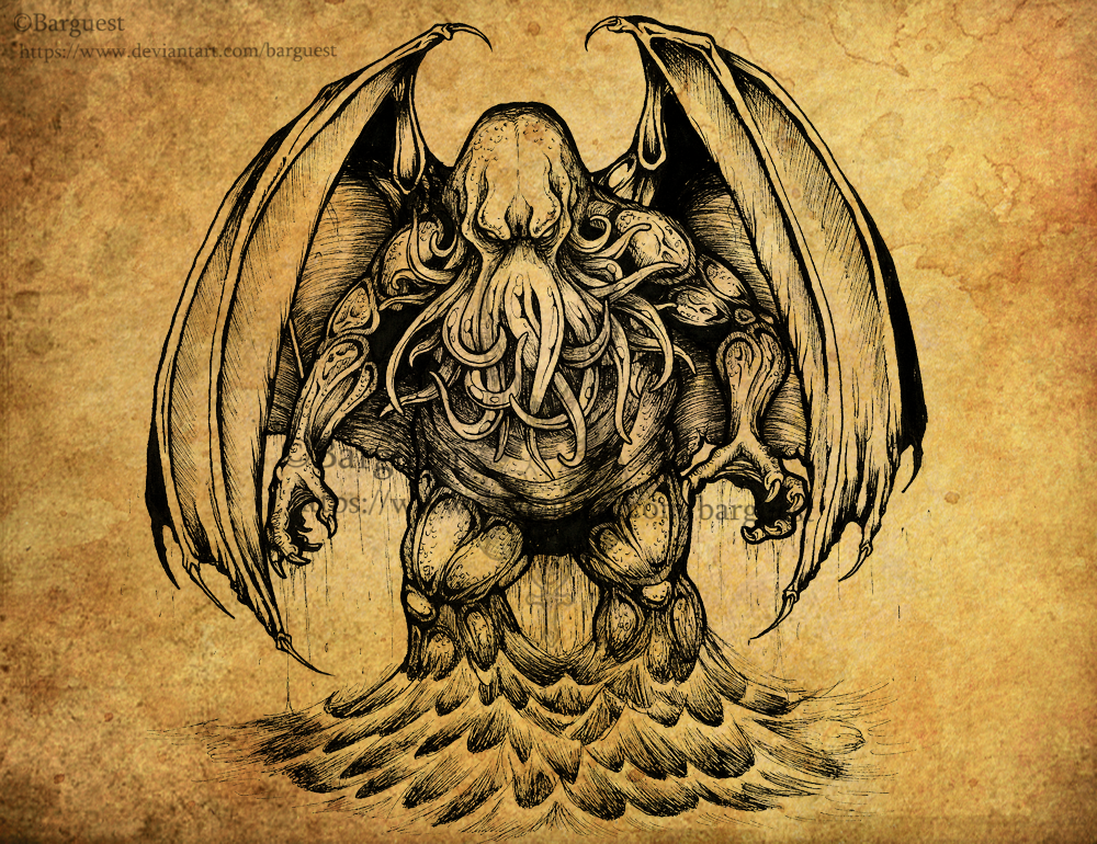 Cthulhu Illustration - Cthulhu by Barguest on DeviantArt