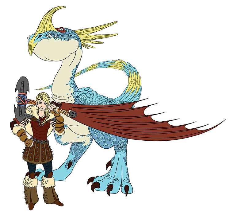 Stormfly Deviantart Astrid and Stormfly Base Color WIP by cpray on DeviantArt
