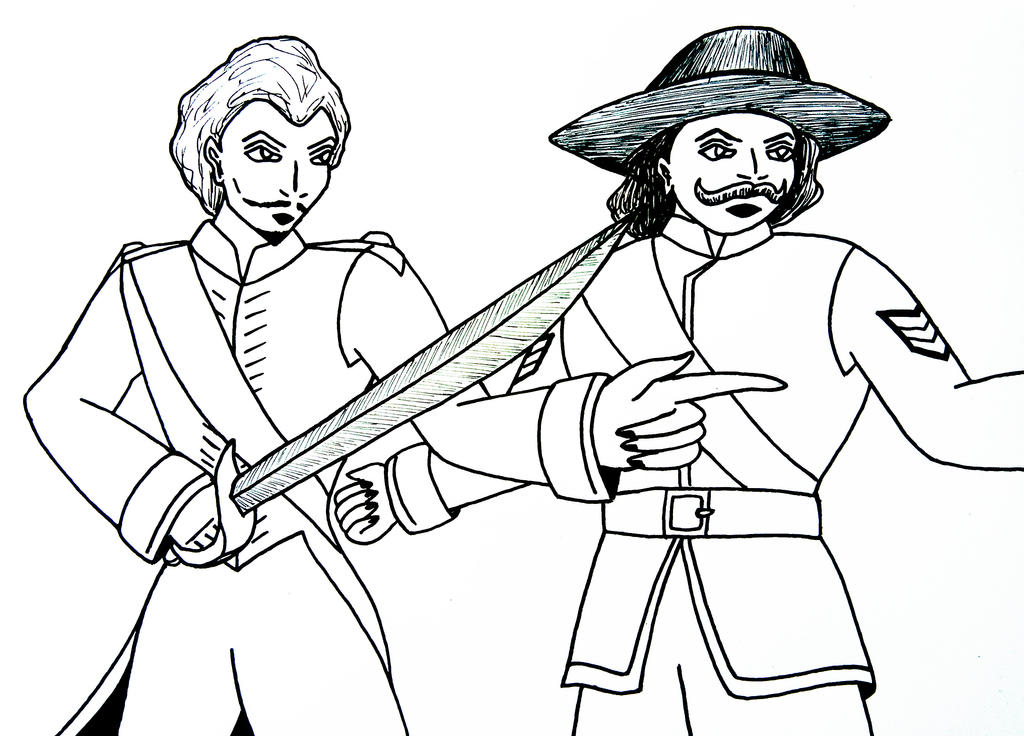 Captain Ramon and Sergeant Gonzales by danielwilmot on DeviantArt