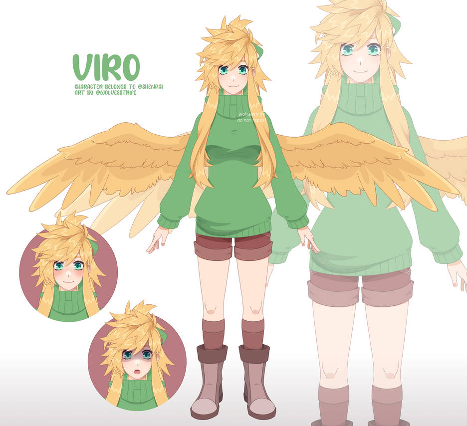 Viro Menu gift art: viro model by wolvesstrife on DeviantArt