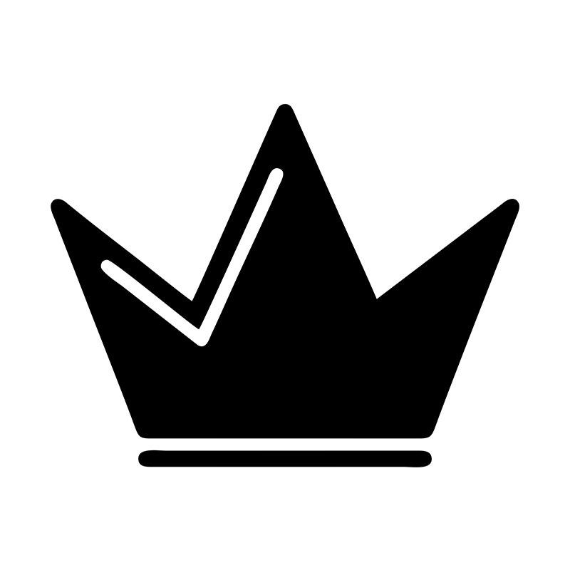 Tryangle Crown Triangle Shaped Crown Stencil by digitemb-shop on DeviantArt