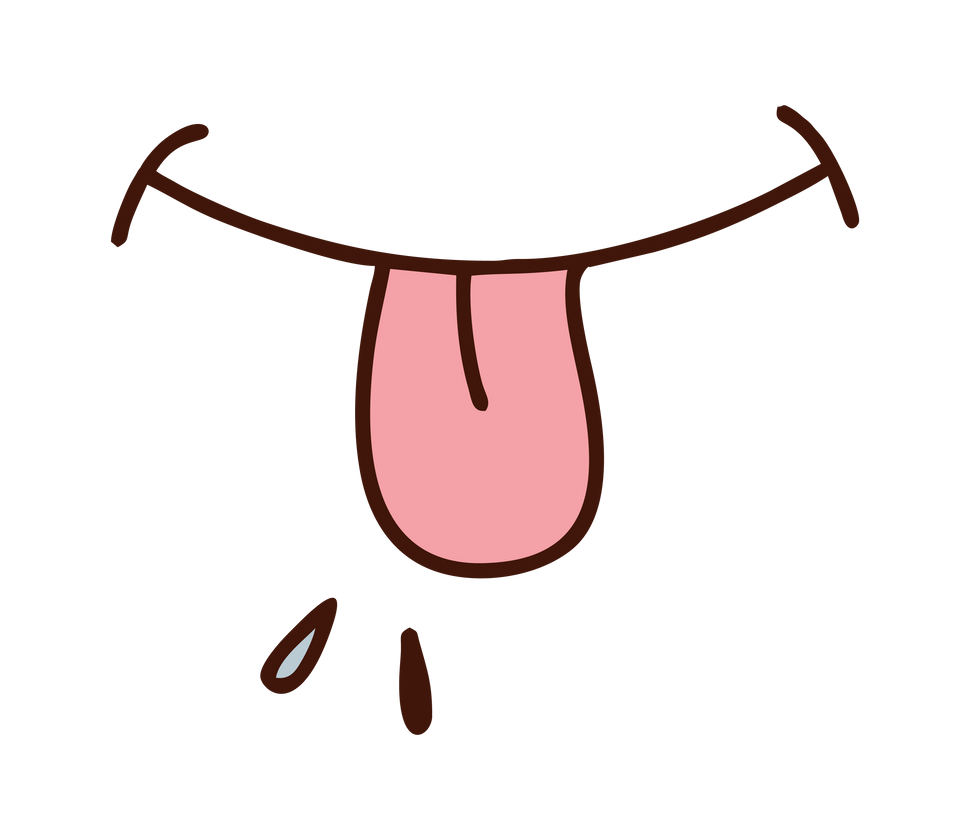 Raspberry Tongue Spitting Mouth Vector by digitemb-shop on DeviantArt