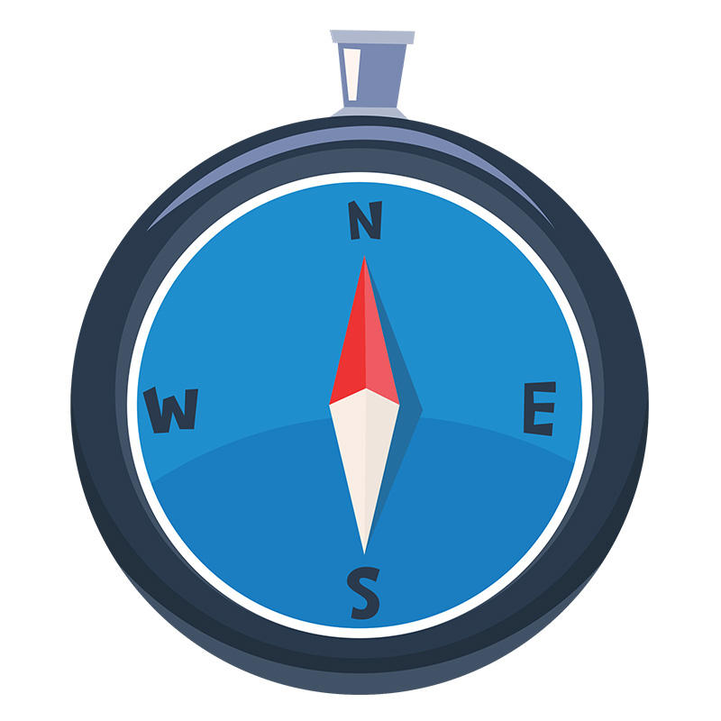 Minute Hand Compass With Directions Vector by digitemb-shop on DeviantArt