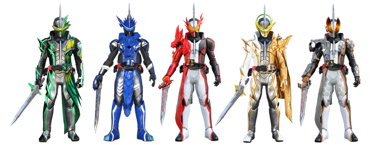 Kamen Rider Saber Swordriver Riders by JK5201 on DeviantArt