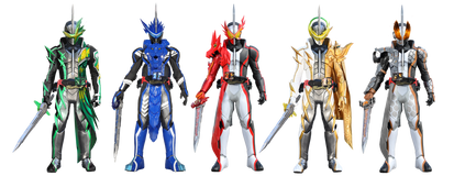 Kamen Rider Saber Swordriver Riders